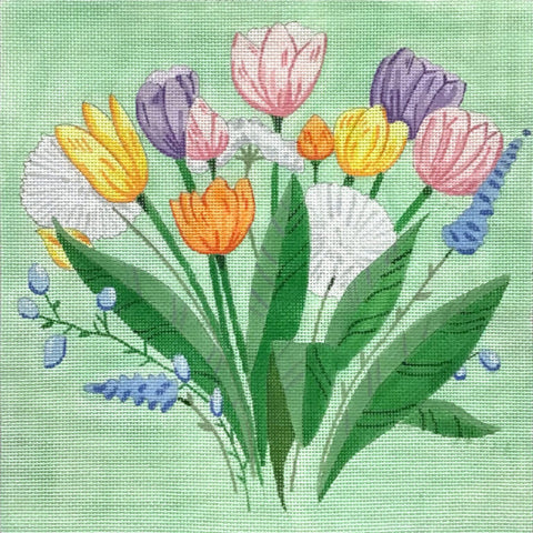 Pastel Tulip Bouquet (Alice Peterson)