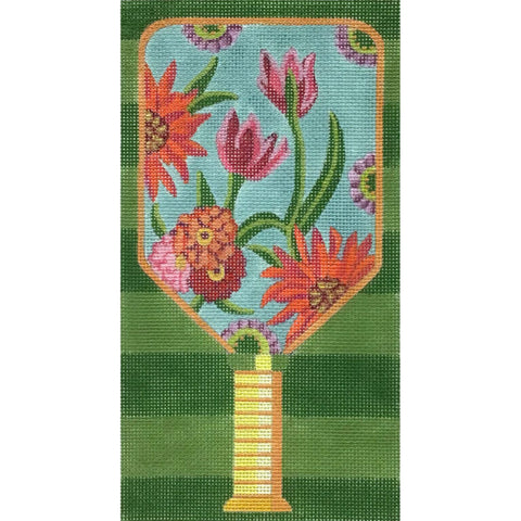 Floral Pickle Ball Paddle (Alice Peterson)