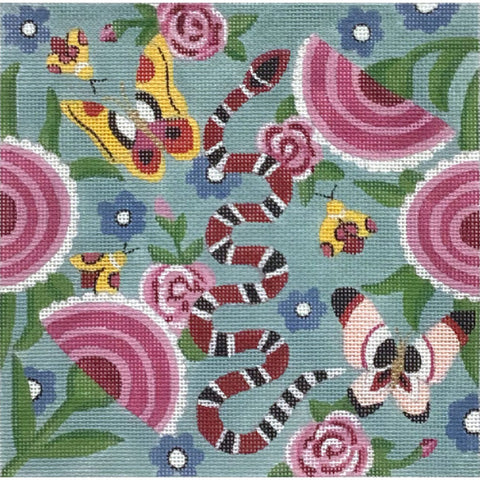 Snake In Garden Square (Alice Peterson)