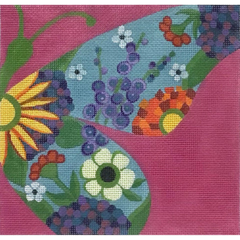 Half Floral Butterfly/Pink (Alice Peterson)