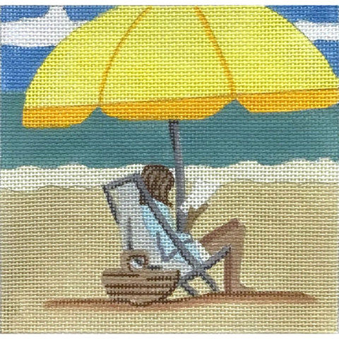 Yellow Beach Umbrella (Alice Peterson)