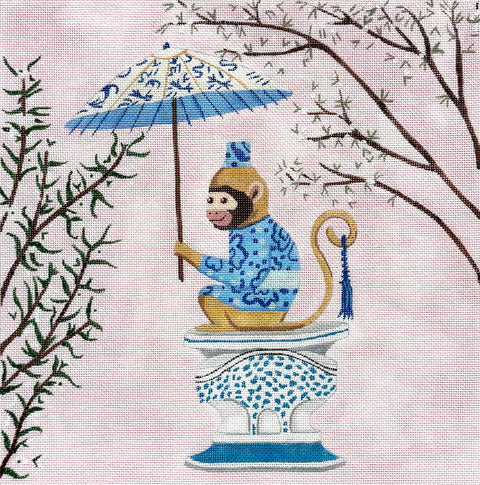 Monkey w/Umbrella (Alice Peterson)