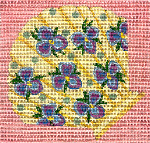 Yellow Floral Shell (Alice Peterson)