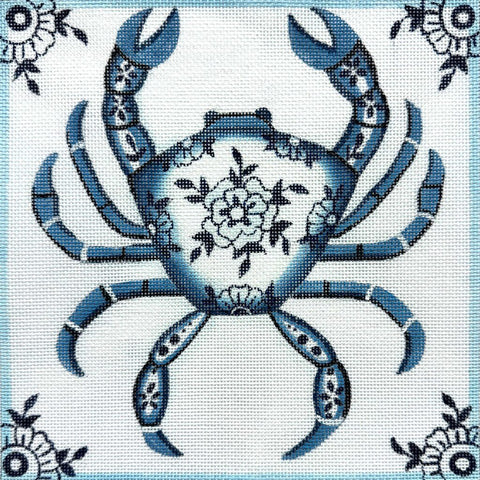 Blue Delft Crab (Alice Peterson)