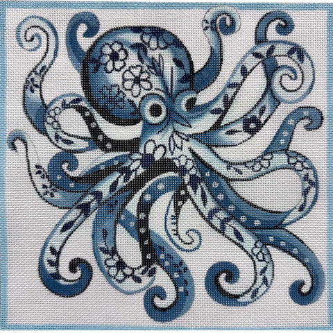 Blue Delft Octopus (Alice Peterson)