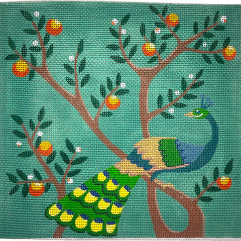 Peacock and Oranges (Alice Peterson)