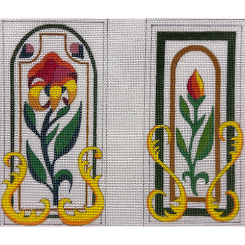 Floral Art Deco Eyeglass Case (Alice Peterson)