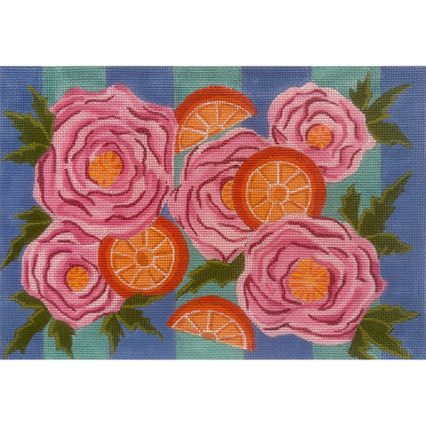 Orange & Peony Tray (Alice Peterson)