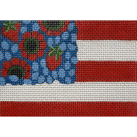 Floral USA Flag Passport (Alice Peterson)