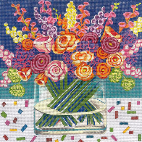 Glass Vase Bouquet (Alice Peterson)