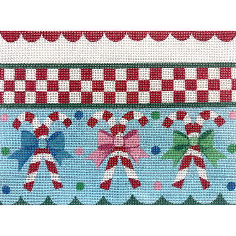 Candy Cane w/Bows  (Alice Peterson)