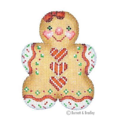 Gingerbread Girl/Red Heart Buttons (Burnett and Bradley)