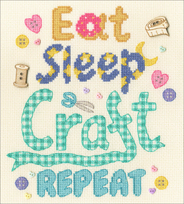 Eat Sleep Craft Repeat (Bothy Threads)