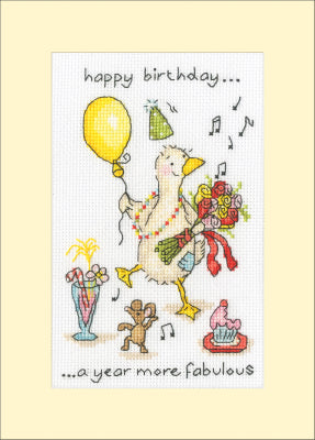 Card - More Fabulous (Bothy Threads)