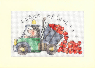 Card - Loads Of Love (Bothy Threads)