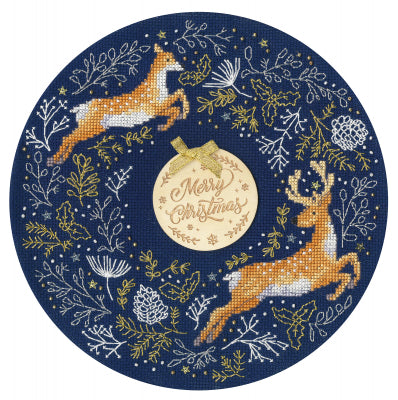 Woodland Wreath Christmas (Bothy Threads)