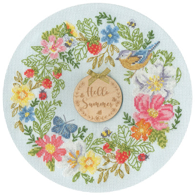 Summer wreath (Bothy Threads)
