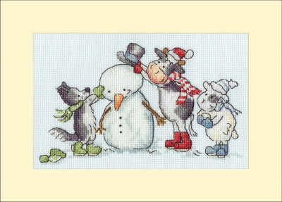Card - Hat, Scarf & Gloves! (Bothy Threads)