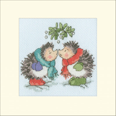 Card - Christmas Kiss (Bothy Threads)