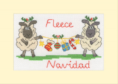 Fleece Navidad Christmas Card (Bothy Threads)