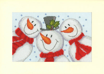 Card -  Snowman Selfie (Bothy Threads)