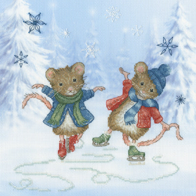 Festive Figure Skaters (Bothy Threads)