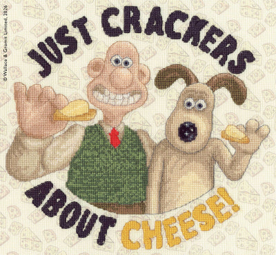 Just Crackers About Cheese! - Wallace & Gromit (Bothy Threads)