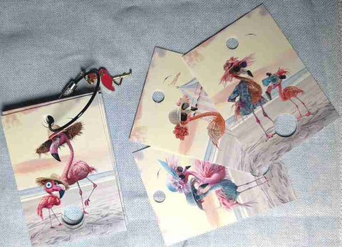 Flamingo Floss Drops (The Mindful Needle)