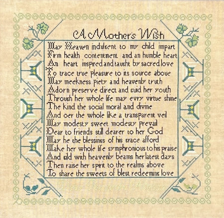 Deby Bancroft, c.1830 (Queenstown Sampler Designs)