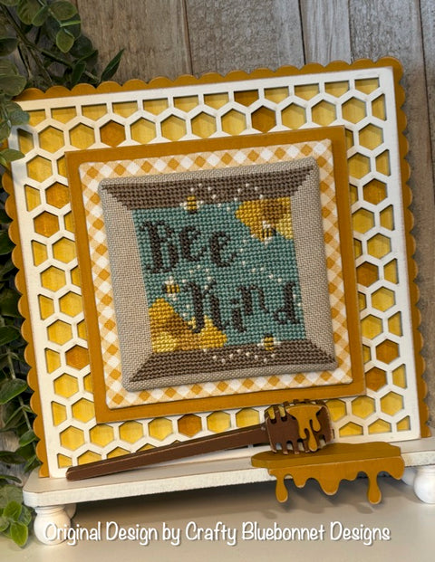 Bee Kind Spool (Crafty Bluebonnet Designs)