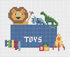 Blue Toy Chest (Hello Tess Designs)