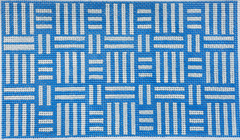 Blue and White Clutch (Doolittle Stitchery)