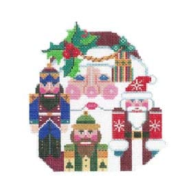 Nutcracker Santa Head (Shelly Tribbey)