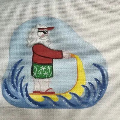 Santa Water Skiing (Cheryl & Annie)