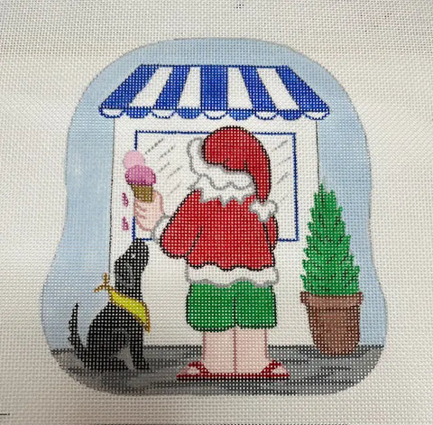 Santa Getting Ice Cream (Cheryl & Annie)