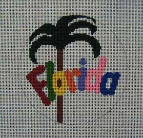 Palm Tree Florida Ornament (Danji Designs)