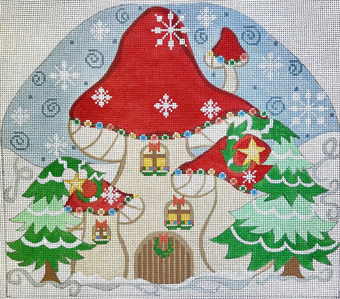 Gnome Family - Mushroom House Stitch Guide (Danji Designs)