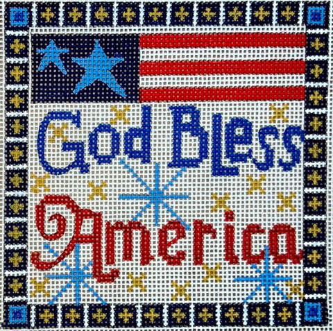 God Bless America Square (Danji Designs)