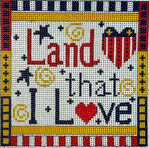 Land That I Love Square (Danji Designs)