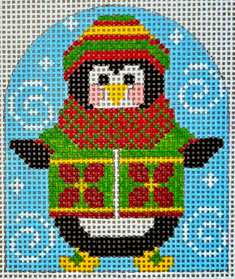 Penguin Ornament - Flower Sweater (Danji Designs)