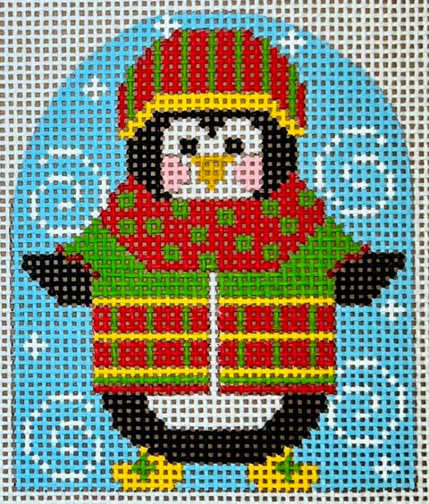 Penguin Ornament - Squares Sweater (Danji Designs)