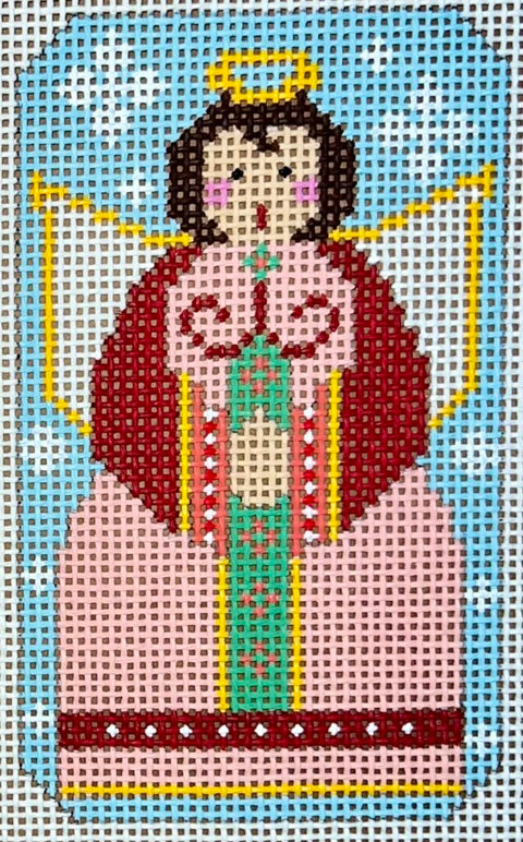 Pink Angel Ornament (Danji Designs)