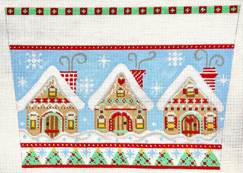 Gingerbread House Stocking Cuff (Danji Designs)