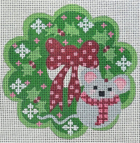 Wreath Ornament - Mouse (CH Designs)
