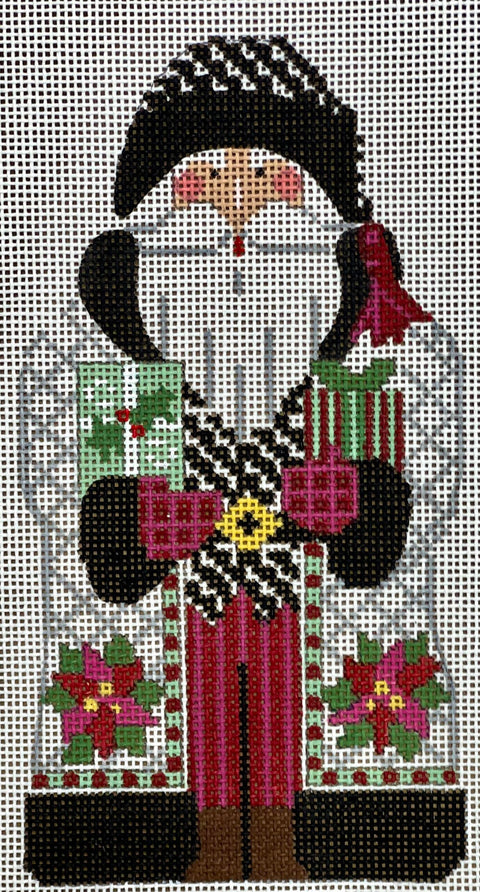Father Christmas - White Holding Presents (Danji Designs)