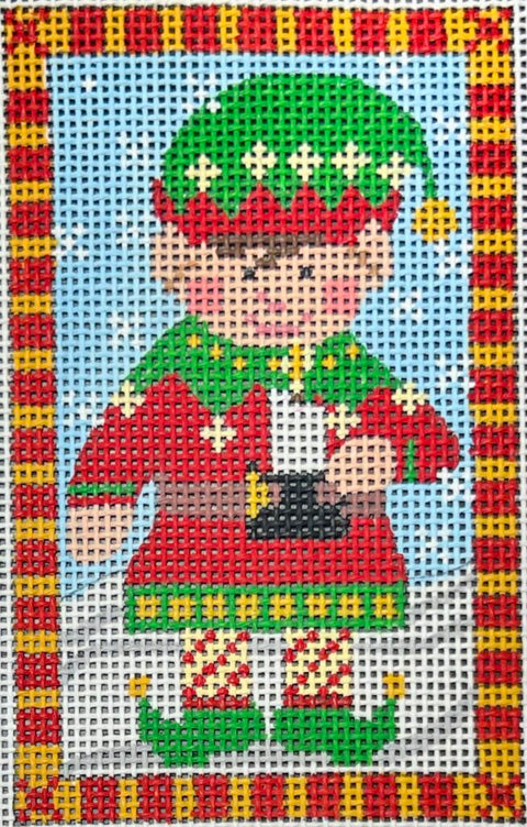Elf Holding Candle - 13M (CH Designs)