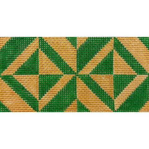 Green and Gold Geometric (Alice Peterson)