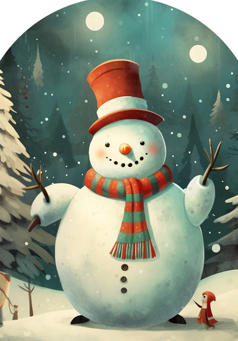 Snowman 5 (Lani's Needlepoint)