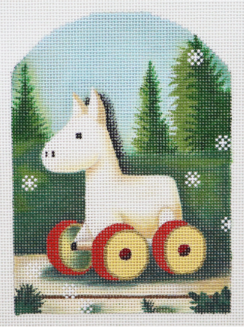 Toy Wooden Horse (Lani's Needlepoint)