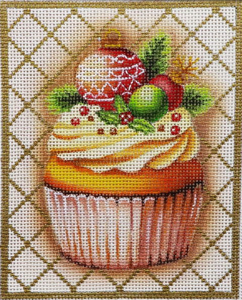 Christmas Cupcake (Lani's Needlepoint)